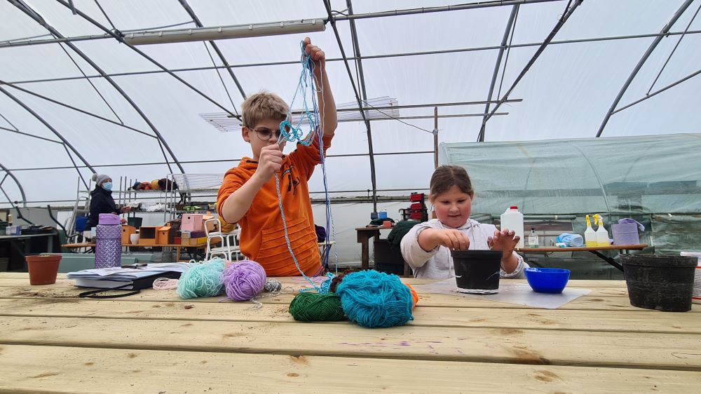 Dreamcatchers Forest School Decorating Plantpots