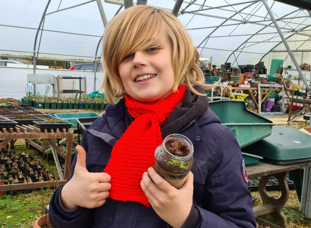 Dreamcatchers Forest School Making Terrarium