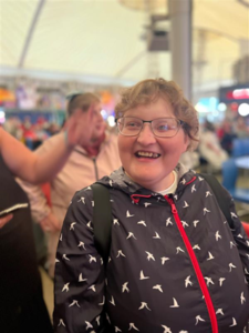 A smiling Guideposts member at Butlins