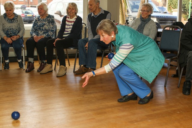 A game of Boccia at CONNECT