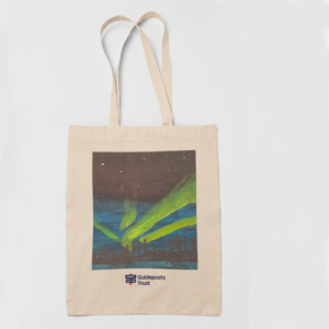 Northern Lights Tote Bag by Mental Health Charity