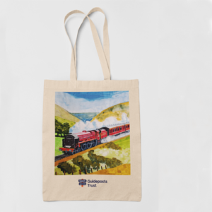 Steam train Tote Bag by Mental Health Charity