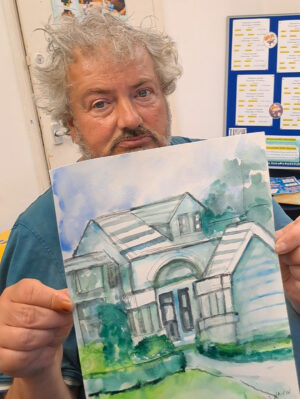 Original Artwork - House by Jonesy