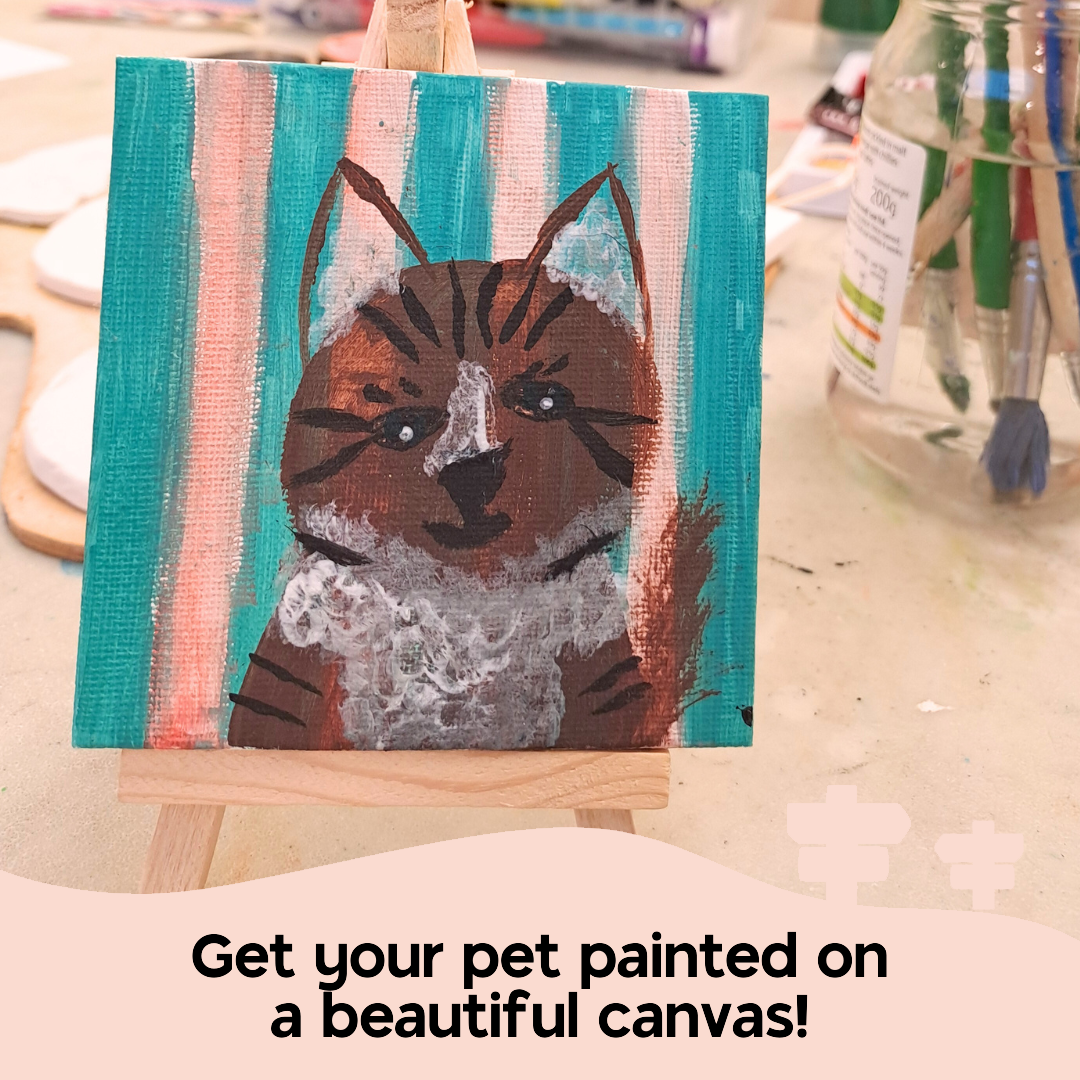 Custom Pet Portrait Canvas - Limited Time