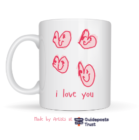 Heart charity mug