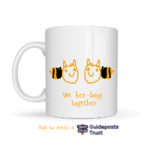 We bee-long together mug